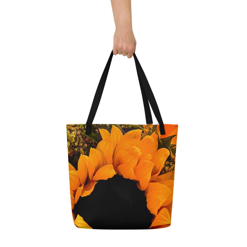 "Sunflower"/ BS Large Tote