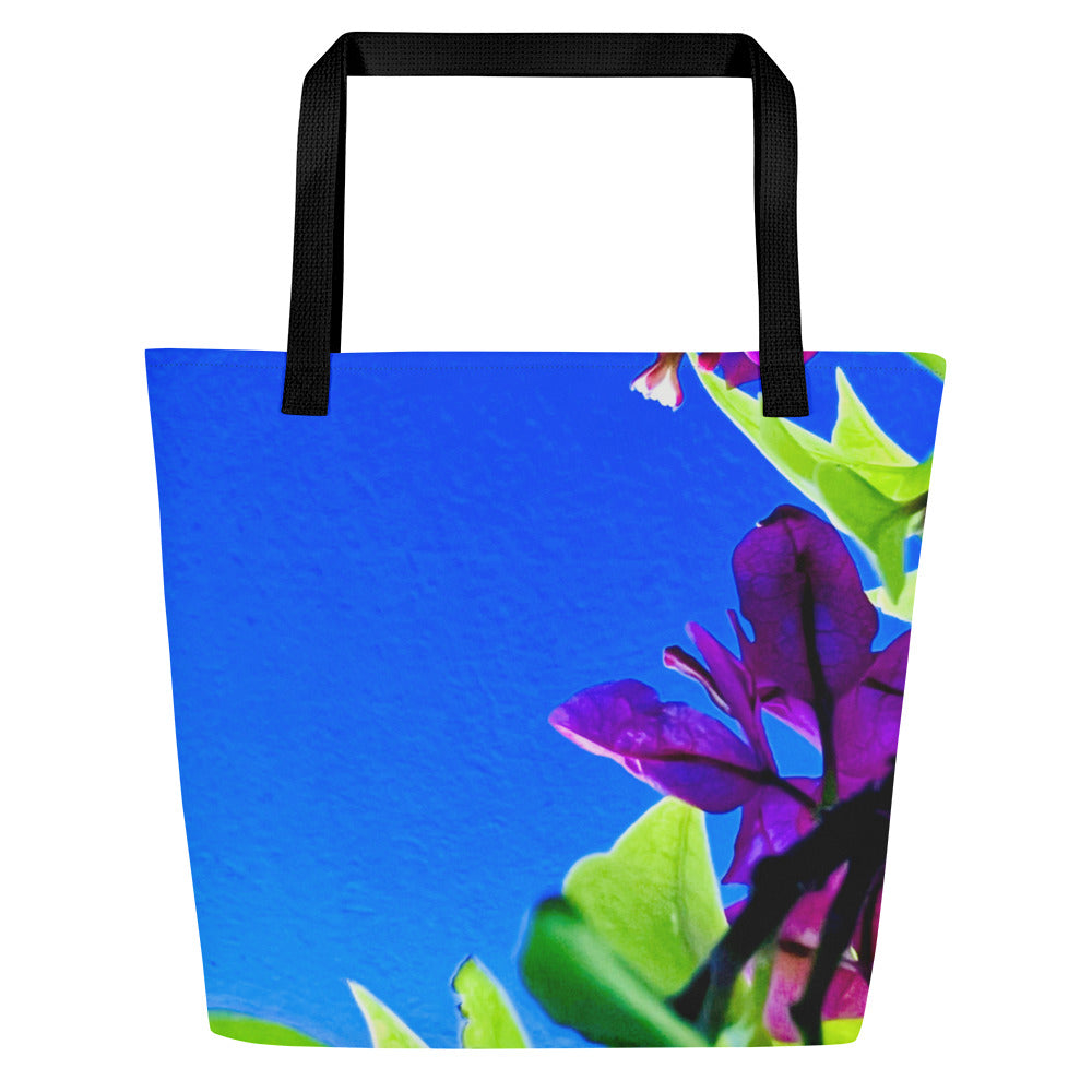 "Marrakech Blue" Large Tote