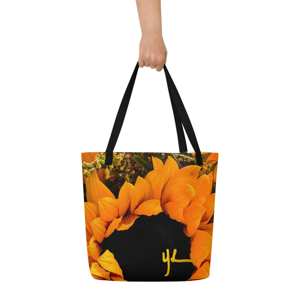 "Sunflower"/ BS Large Tote