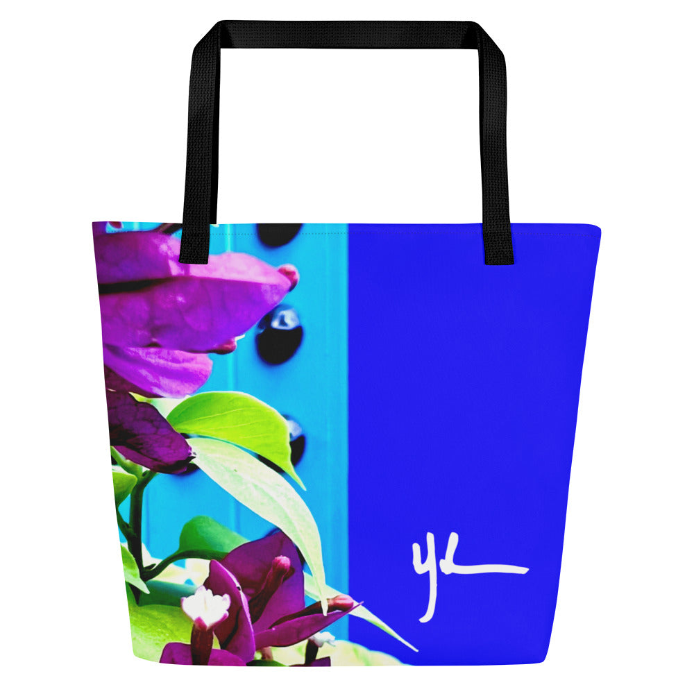 "Marrakech Blue" Large Tote