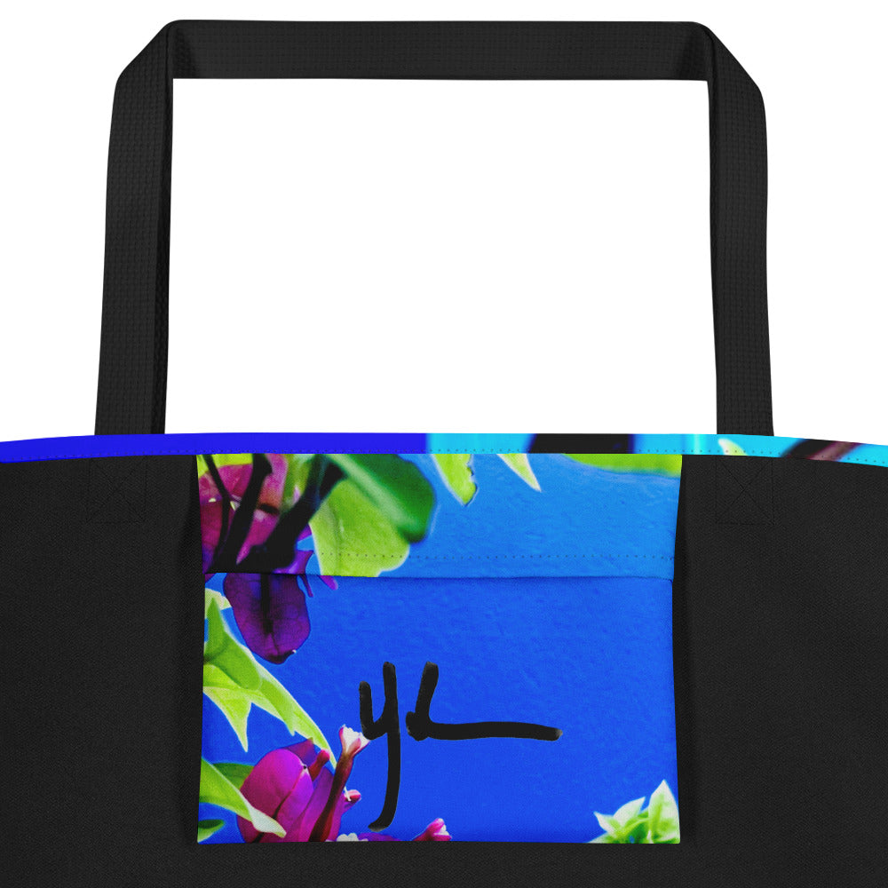 "Marrakech Blue" Large Tote