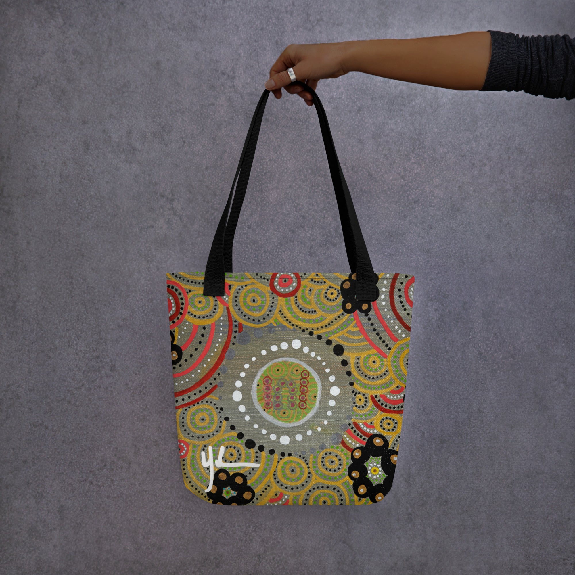 Friend - Olive and Grey Small Tote