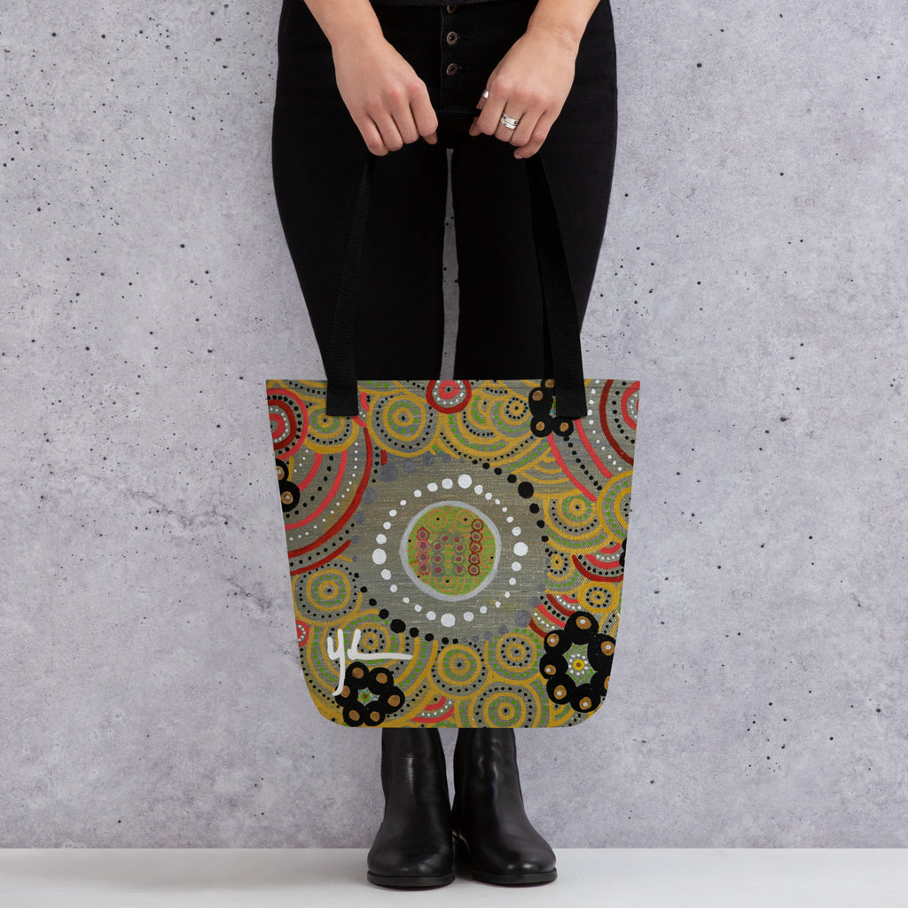 Friend - Olive and Grey Small Tote