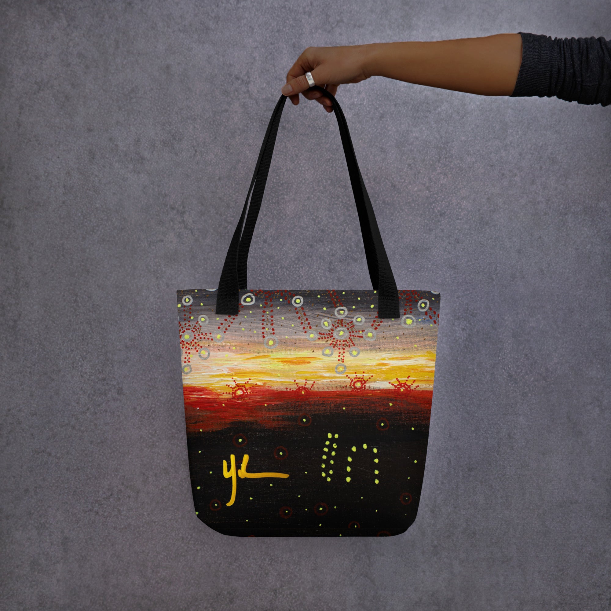 Woman at Sunset Small Tote