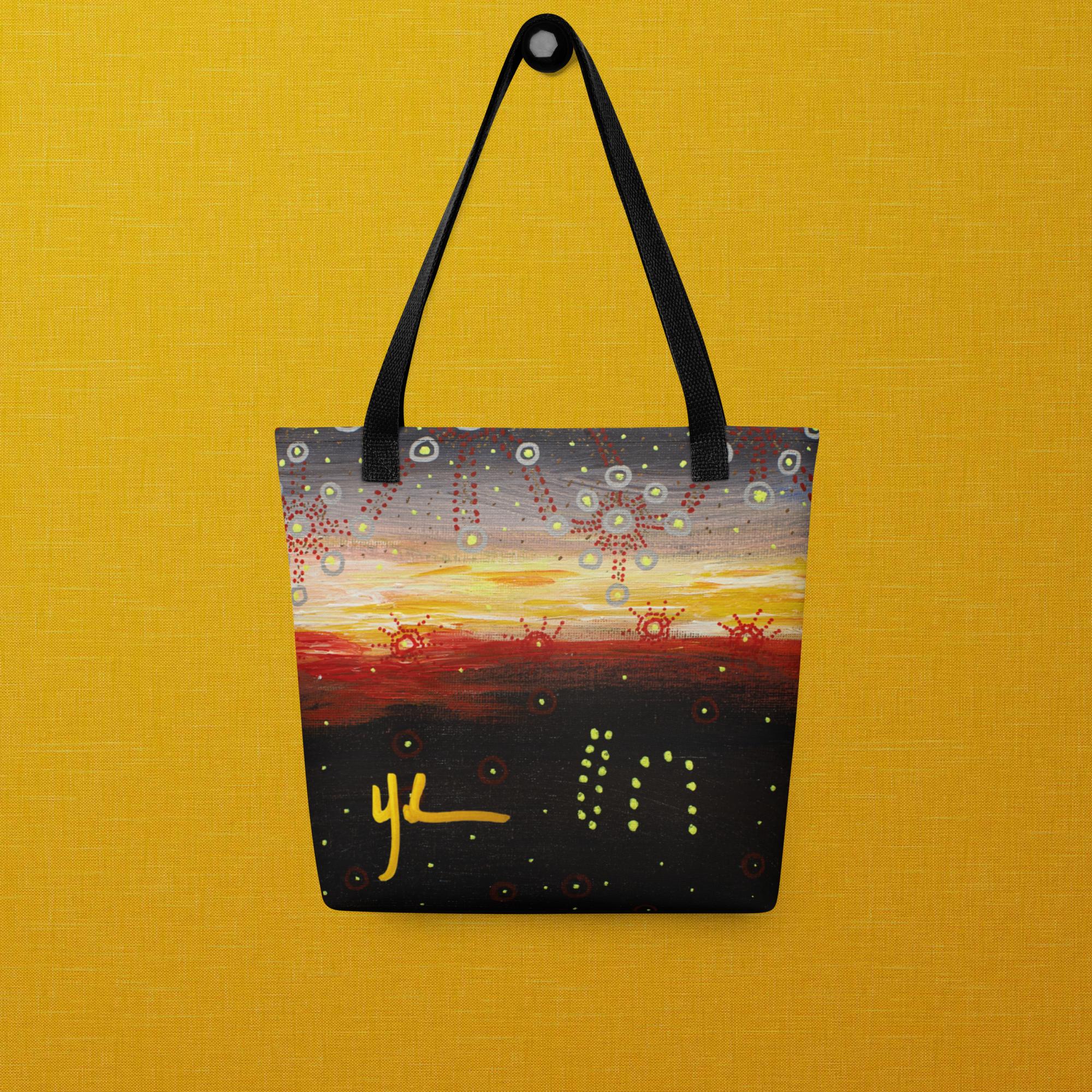 Woman at Sunset Small Tote